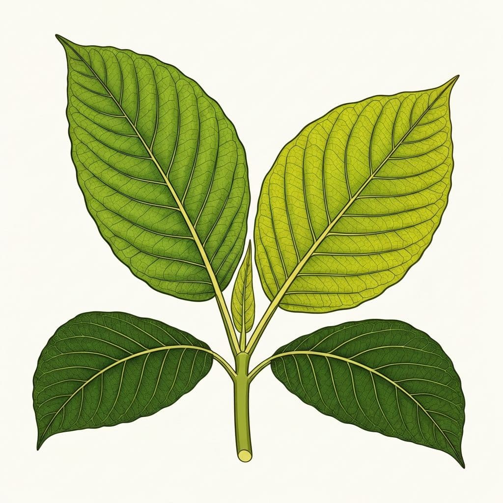 Kava — Piper methysticum botanical illustration